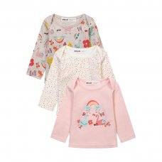 Playground 2B: 3 Pack Long Sleeve Tops (0-12 Months)